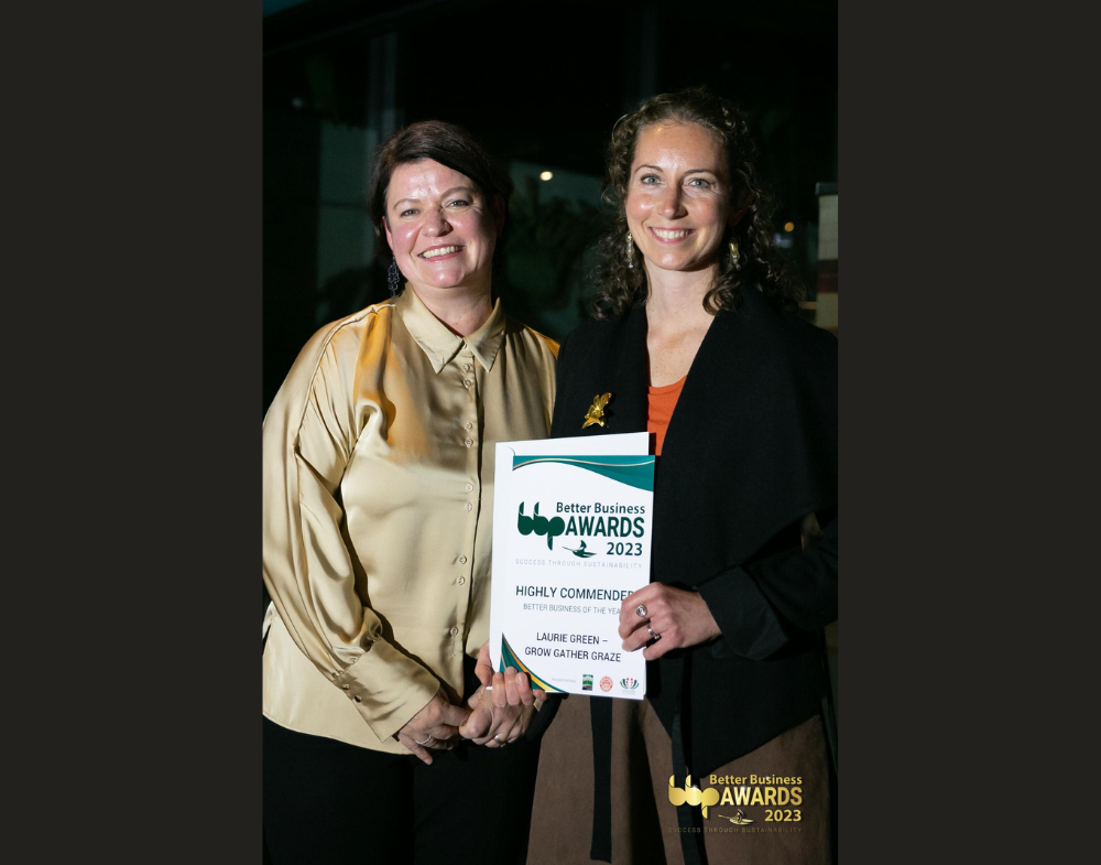 Mayor Tanya Taylor and Laurie Green Highly Commended