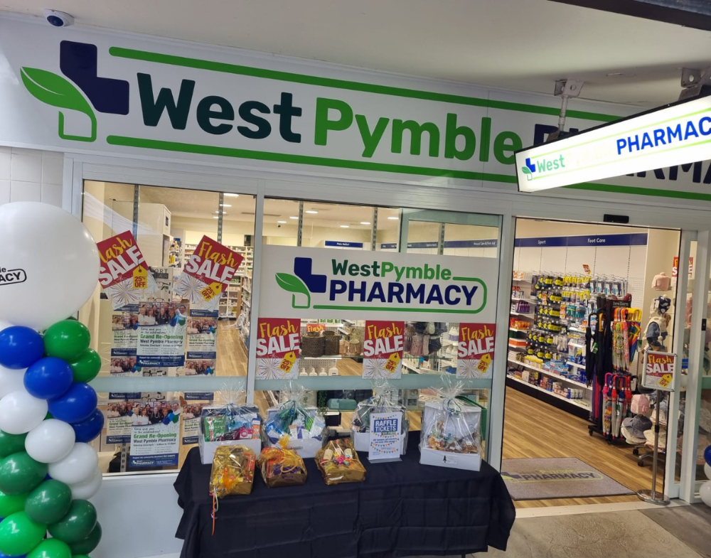 West pymble pharmacy front of store