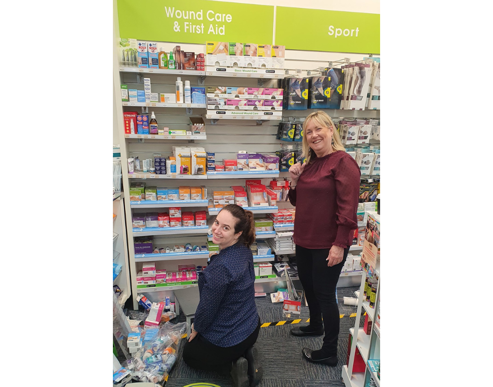 pharmacy stock and staff